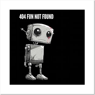 404 Fun Not Found v1 Posters and Art